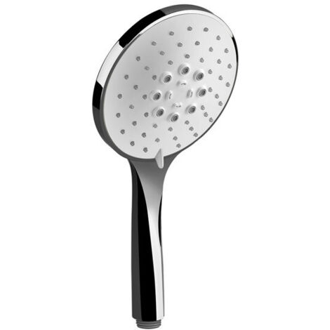 Gessi Origini Antikalk-Handbrause, mit weißem Einsatz, 3-Strahl,