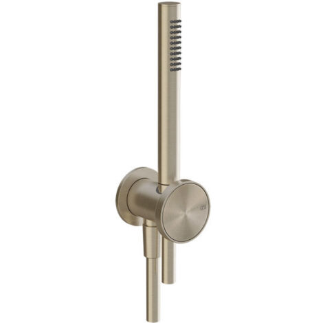 Gessi Origini Brause-Set mit Wandanschlussbogen, Halterung,