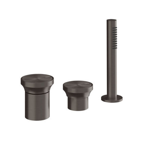 Gessi Origini Mezclador de bañera de 3 orificios, con desviador,