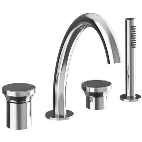 Gessi Origini robinetterie de baignoire 4 trous, avec bec,