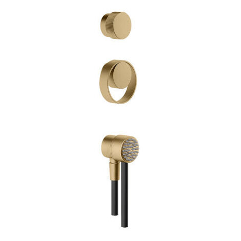 Gessi Outdoor Einhebelmischer, Umsteller und Handbrausen-Set für