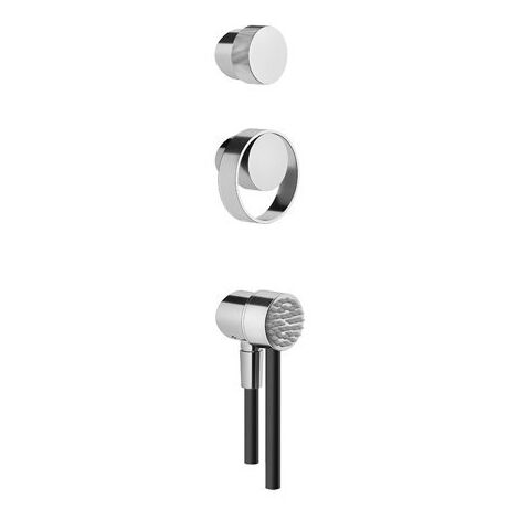 Gessi Outdoor Einhebelmischer, Umsteller und Handbrausen-Set für
