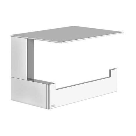 Gessi Rettangolo Accessoires WC-Papierrollenhalter mit Deckel,