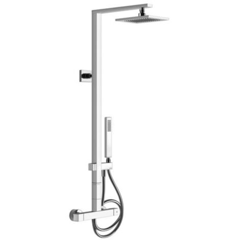 Gessi Rettangolo Duschsäule mit Aufputz-Thermostat, automatischer