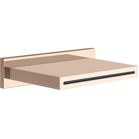 Gessi Rettangolo entrée de cascade 1/2 fermée, pour montage