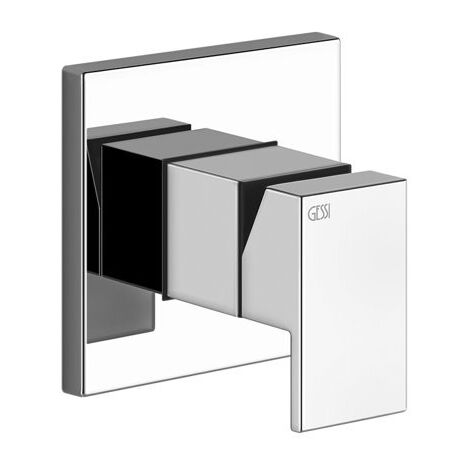 Gessi Rettangolo Fertigmontageset für Einhebelmischer, ein Weg,