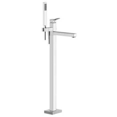 Gessi Rettangolo K, set prêt à monter pour mitigeur de baignoire
