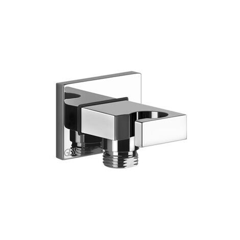 Gessi Rettangolo Wandanschlussbogen 1/2 mit Halterung für die