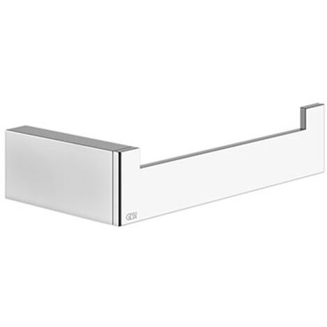 GESSI RETTANGOLO WC-Papierrollenhalter, Wandmontage PVD Metall Schwarz gebürstet