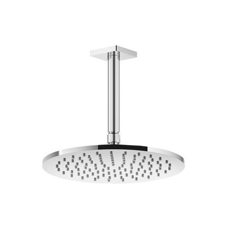 Gessi Rilievo, Antikalk-Kopfbrause D250 mm, mit Gelenk und