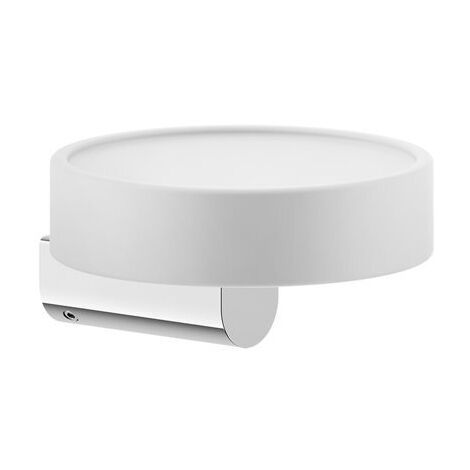 Gessi Rilievo, porte-savon blanc mat pour montage mural,