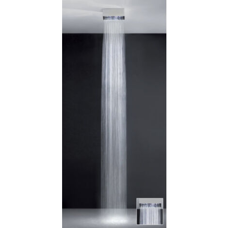 Gessi Segni, Kopfbrause Quadro Version 90 mm zur Deckenmontage,