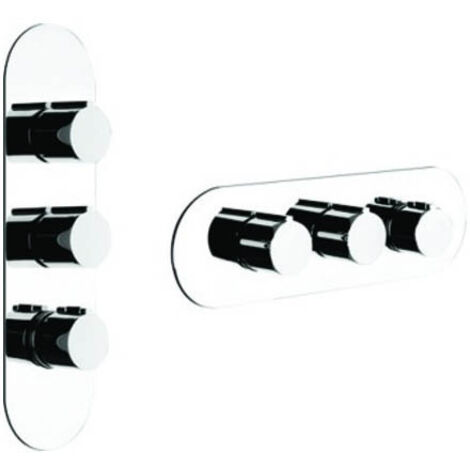 Gessi Tondo, Fertigmontageset mit 2 separaten Wegen, 43064031