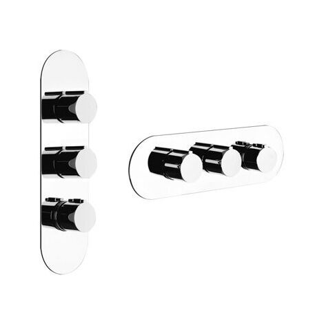 Gessi Tondo, Fertigmontageset mit 2 separaten Wegen, 43064299