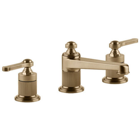Gessi Venti20 3-Loch-Waschtischarmatur, Ausladung 134mm, Höhe