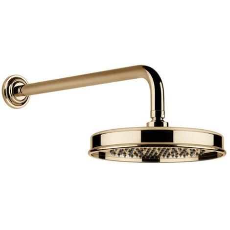 Gessi Venti20 Antikalk-Kopfbrause, D229mm, mit Gelenk und Wandarm