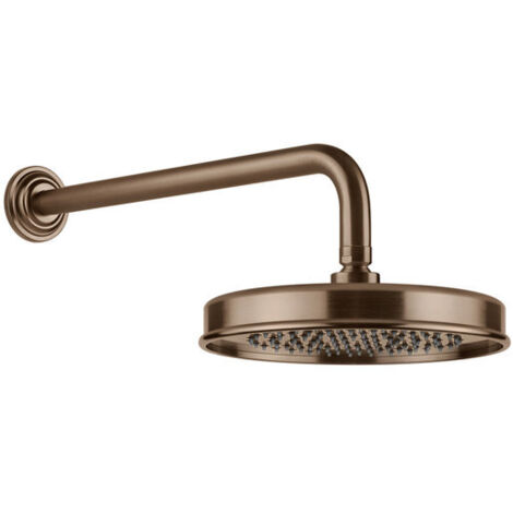 Gessi Venti20 Antikalk-Kopfbrause, D229mm, mit Gelenk und Wandarm