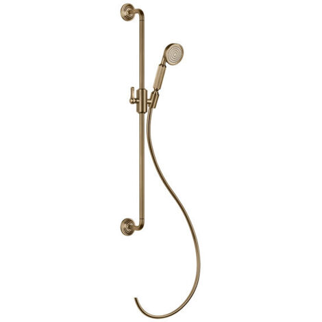 Gessi Venti20 Barre de douche avec support courbé, avec support