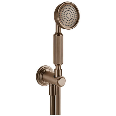 Gessi Venti20 Brause-Set mit Wandanschlussbogen, mit Halterung,