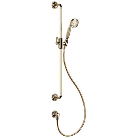 Gessi Venti20 Brausestange mit Wandanschlussbogen, gebogener