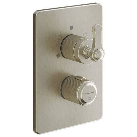 Gessi Venti20 Fertigmontageset Thermostat, mit Absperrventil,