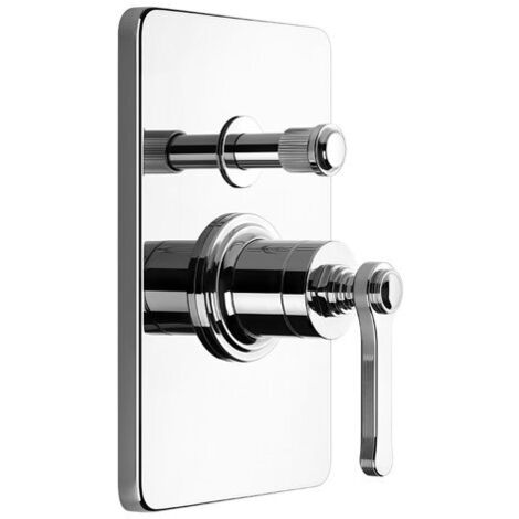 Gessi Venti20 Fertigmontageset Wanne/Dusch-Einhebelmischer, für