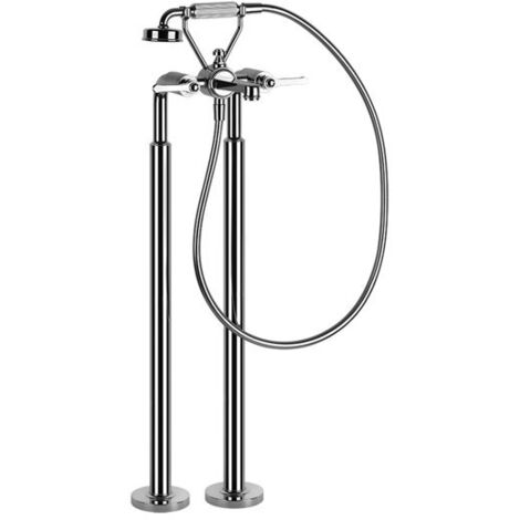 Gessi Venti20 Set de finition mitigeur bain/douche, avec bec,