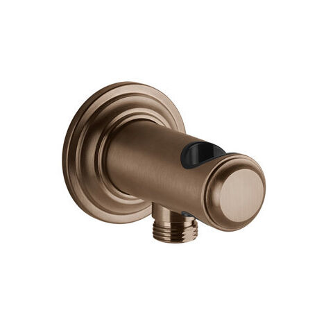 Gessi Venti20 Wandanschlussbogen mit Brausehalter, 1/2 Anschluss,
