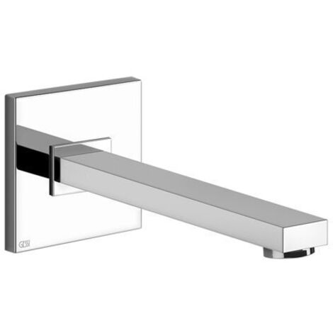 GESSI Wand-Auslauf mit 1/2 Anschluss Schwarz XL