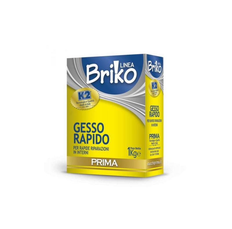 Image of Linea briko gesso rapido bianco in polvere - kg.1 in scatola - K2