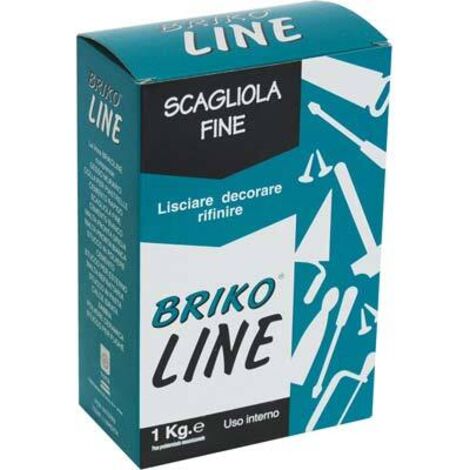 GESSO SCAGLIOLA BRIKO LINE - KG 1 - 12 pezzi