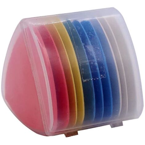 Gesso triangolare da sarta, gesso da cucito e pennarelli per tessuti per patchwork, accessori da cucito (10 pezzi)
