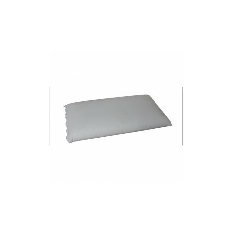 Gestepptes Kissen, gepolstert mit echter Memory-Schleife, 75 x 45 cm