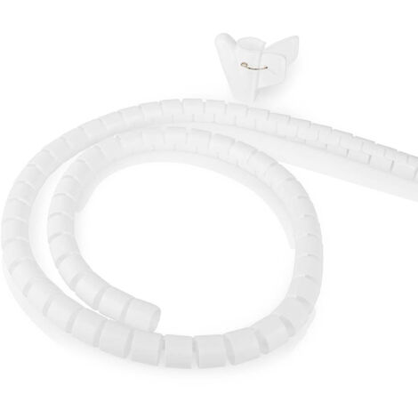 Gestione dei cavi  manicotto a spirale  1 pz  spessore massimo del cavo 28 mm  pe  bianco 82612471 82612471 82612471 82612471