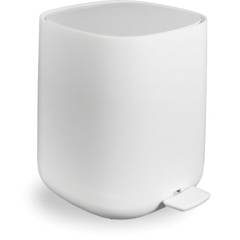 Gettacarta pattumiera 5 lt bianco wc bagno cucina mod. Pod