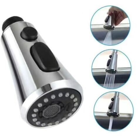 Getto d'acqua per rubinetti da cucina, doccetta estraibile per lavelli da cucina G1/2, doccetta di ricambio per lavandini da bagno