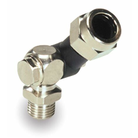 Getto snodato singolo con filetto maschio 1/4'G