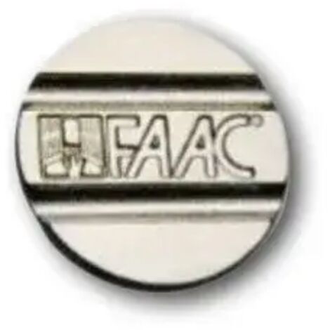 Gettone Personalizzato Diametro 28mm Logo Faac New Faac 713305 Automazione Nuovo