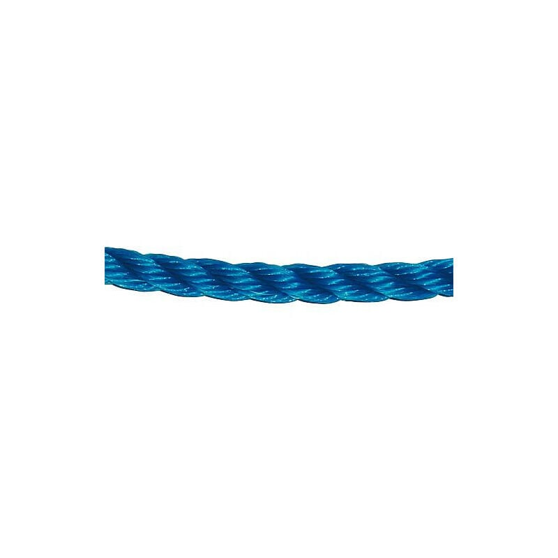 GEWA-Corde en fibre, polypropylene tourné diam. 6mm, l 50 m, bleu