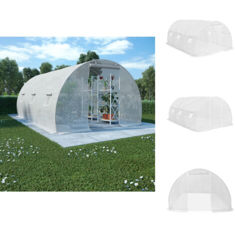 Gewächshäuser - Living Gewächshaus 13,5m² 450x300x200 cm