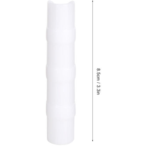 Gewächshaus-Clip-Set für Röhren, Gartenwerkzeug-Set [Gewächshaus-Folienclips] ABS+PC Weiß 50 Stück 8,5 cm