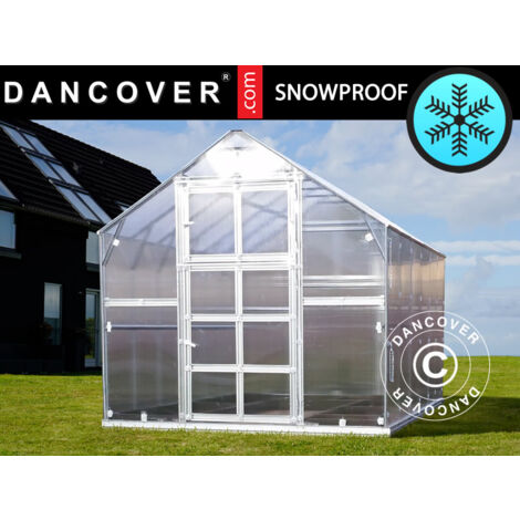 Gewächshaus Polycarbonat TITAN Classic 480, 4,9m², 2,35x2,12m,