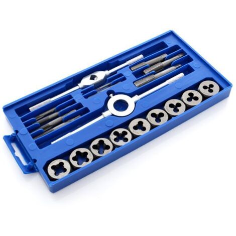 Gewindebohrer- und Schneideisensatz 20-teilig KD10288
