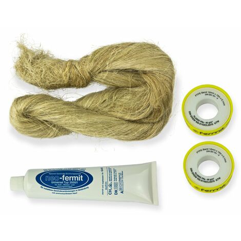 Gewindedichtung 100g Hanf 150g Neo Fermit Gewinde Dichtpaste 2x PTFE