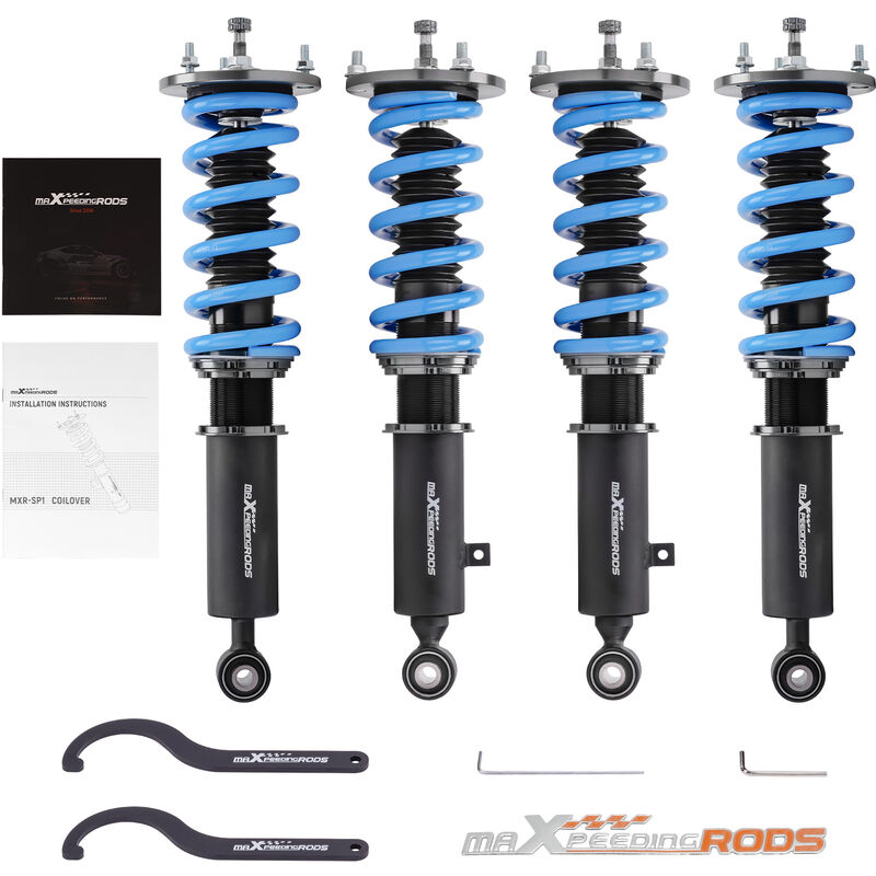 Image of Maxpeedingrods - Gewindefahrwerk Dämpfung einstellbar Für Toyota Supra MA70 GA70 Soarer 1986-1991