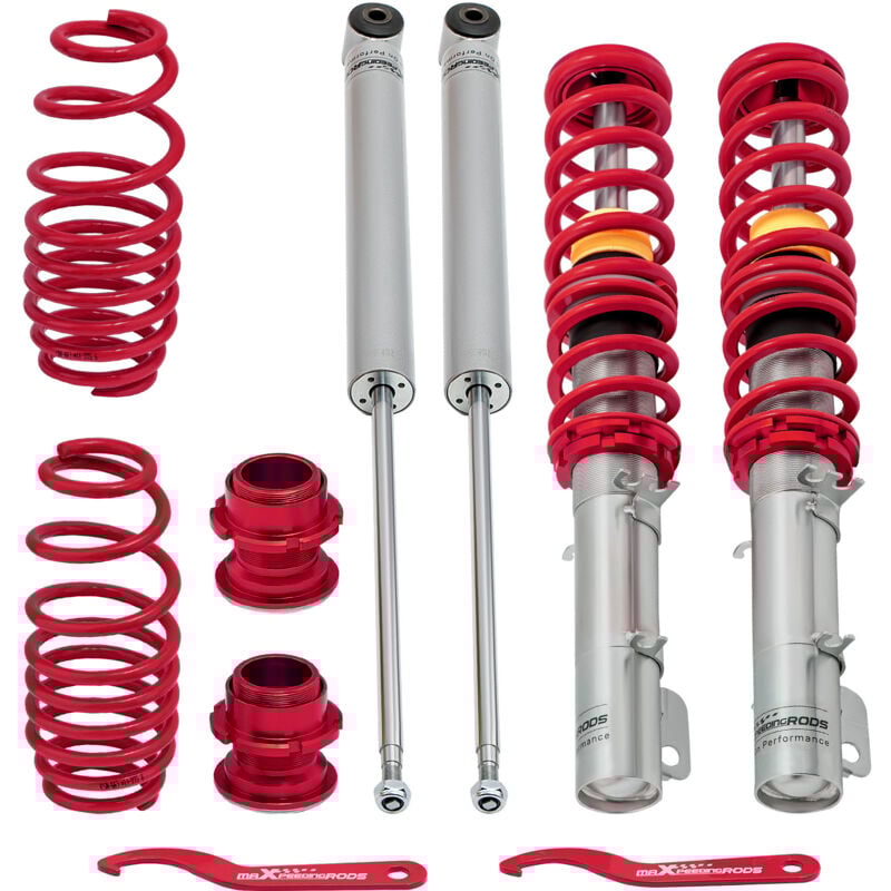 Image of Maxpeedingrods - Gewindefahrwerk for Volkswagen vw Golf Mk4 iv 1J1 fwd 1998-2007 New Beetle 1C1