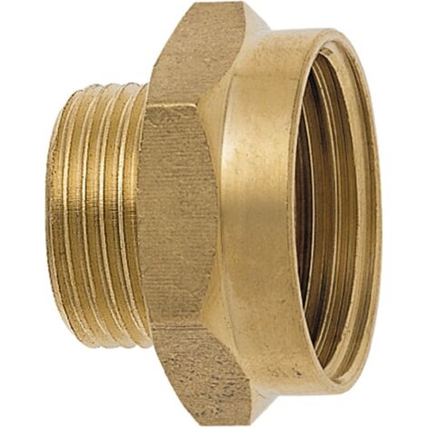 Gewindenippel Messing Innengewinde 3/4 ″ Außengewinde 1/2 ″