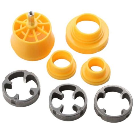 Gewindeplatte für Elektroinstallationen, PVC/NPT-Rohrhülse, Gewindebohrer (1/2", 3/4", 1")