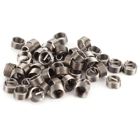 Gewindereparatur-Einsatz aus SUS304 – 50-teiliges Reparaturwerkzeugset M6x0,65x1D