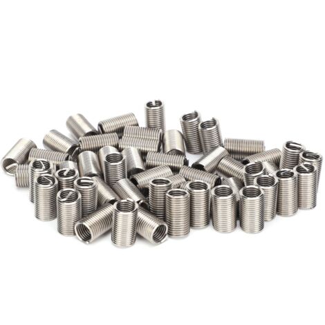 Gewindereparatureinsatz für M10 x 1,5 Gewinde, 50-teiliges Set aus Edelstahl SUS304, Schutz und Verstärkung für Automobil- und Maschinenbau